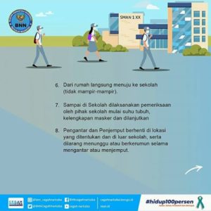 Protokol Kesehatan Berangkat dari Rumah Menuju ke Sekolah