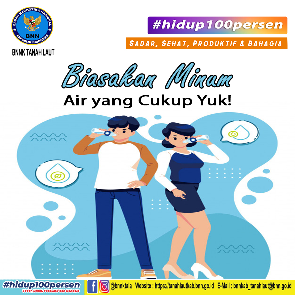 Biasakan Minum Air yang Cukup Yuk! Biasakan Minum Air yang Cukup Yuk!