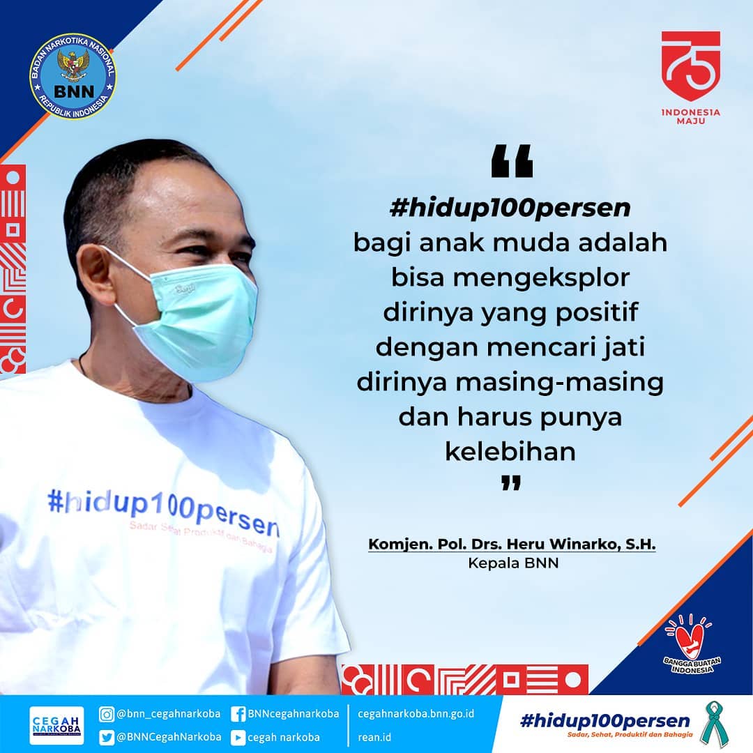 "Hidup 100% Bagi Anak Muda" "Hidup 100% Bagi Anak Muda"