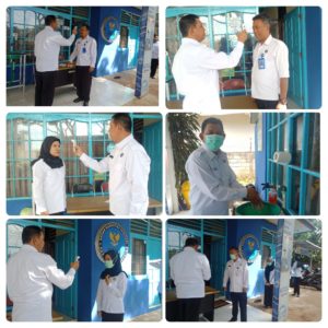 Skrining dan Penerapan Pola Hidup Sehat Pegawai BNNK Tanah Laut