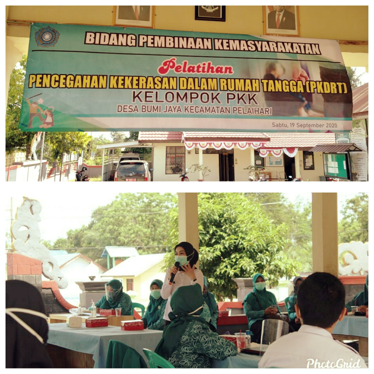Sosialisasi Kepada PKK Desa Bumi Jaya