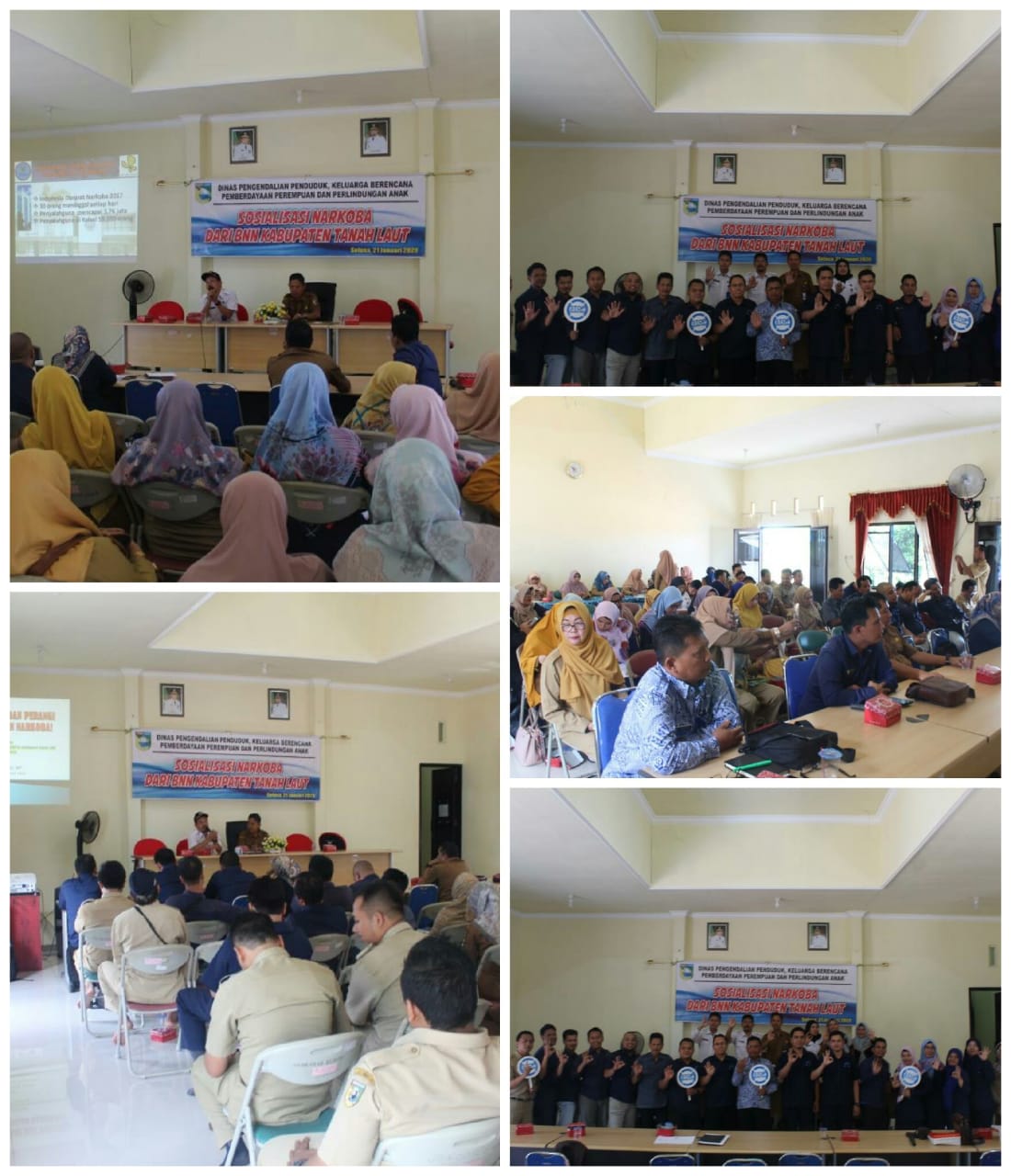 Sosialisasi Bahaya Narkoba di Lingkup DPPKBP3A Kab. Tanah Laut Sosialisasi Bahaya Narkoba di Lingkup DPPKBP3A Kab. Tanah Laut