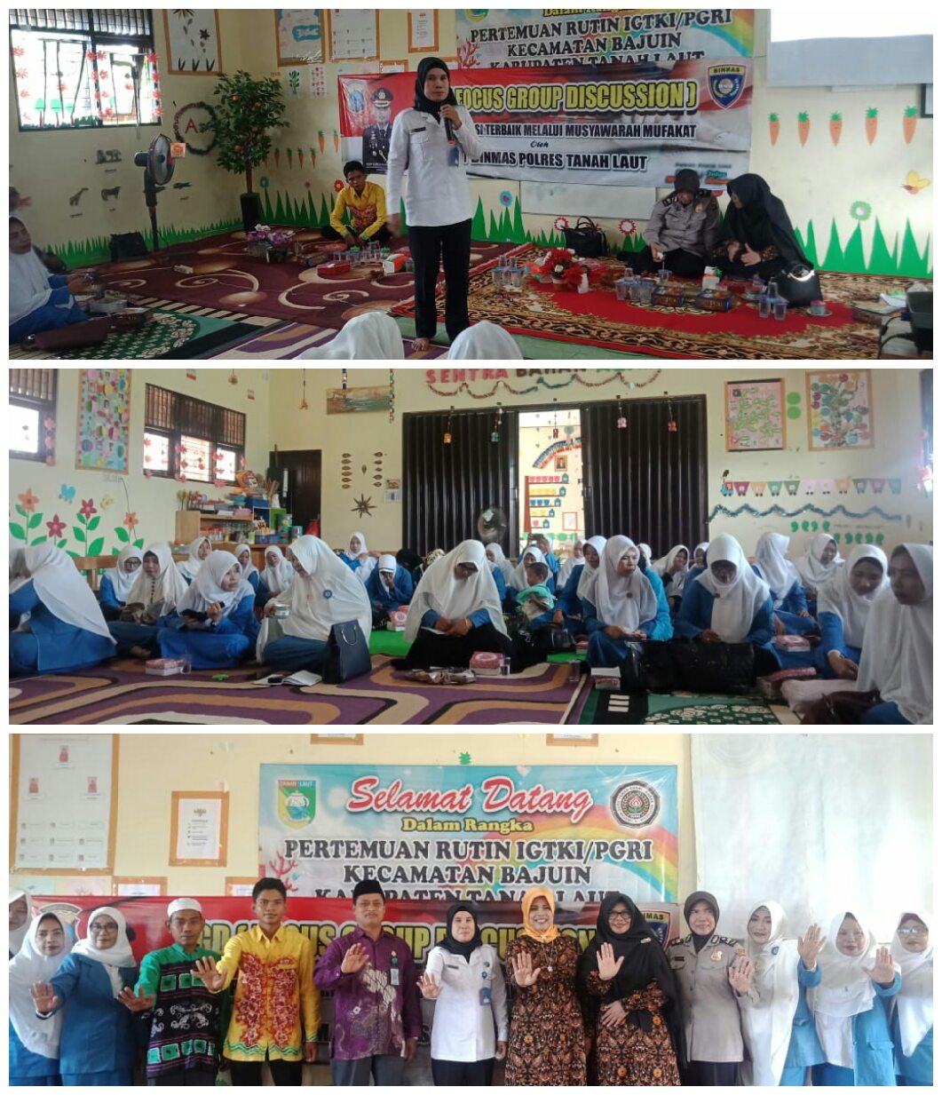 FGD di TK Pembina Desa Kunyit Kabupaten Tanah Laut FGD di TK Pembina Desa Kunyit Kabupaten Tanah Laut