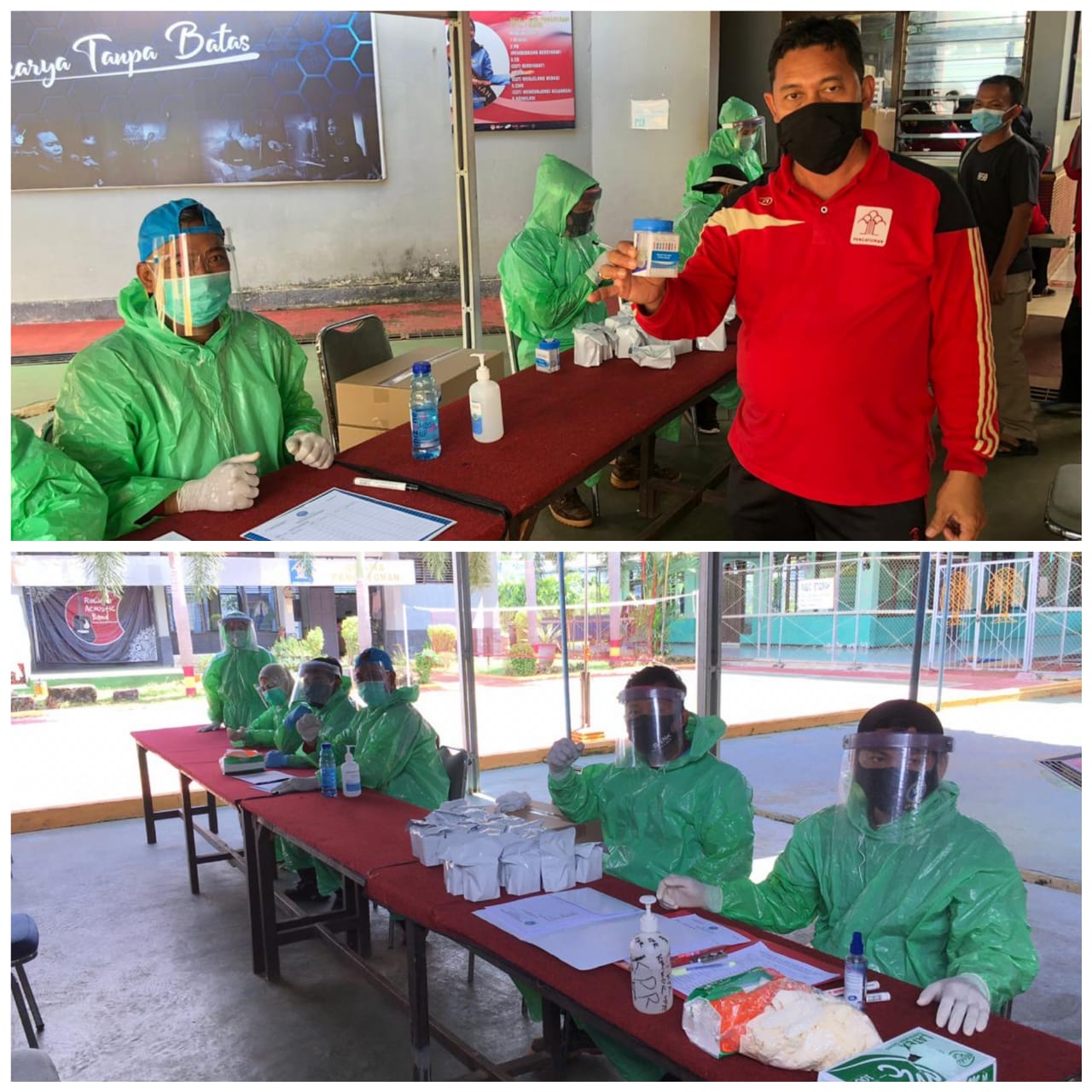 Tes Urin di Rutan Kelas IIB Tanah Laut Tes Urin di Rutan Kelas IIB Tanah Laut