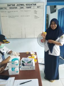 Jajaran Dinas Perhubungan Kabupaten Tanah Laut Test Urine