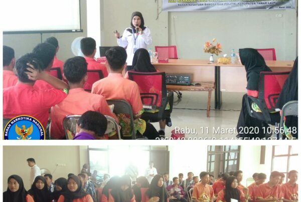 Sosialisasi Bahaya Penyalahgunaan Narkoba pada Pelajar di Aula Kecamatan Jorong