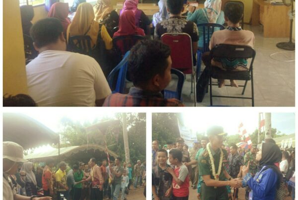 Sosialisasi Bahaya Narkoba di Kegiatan Manunggal Tuntung Pandang Desa Sarikandi