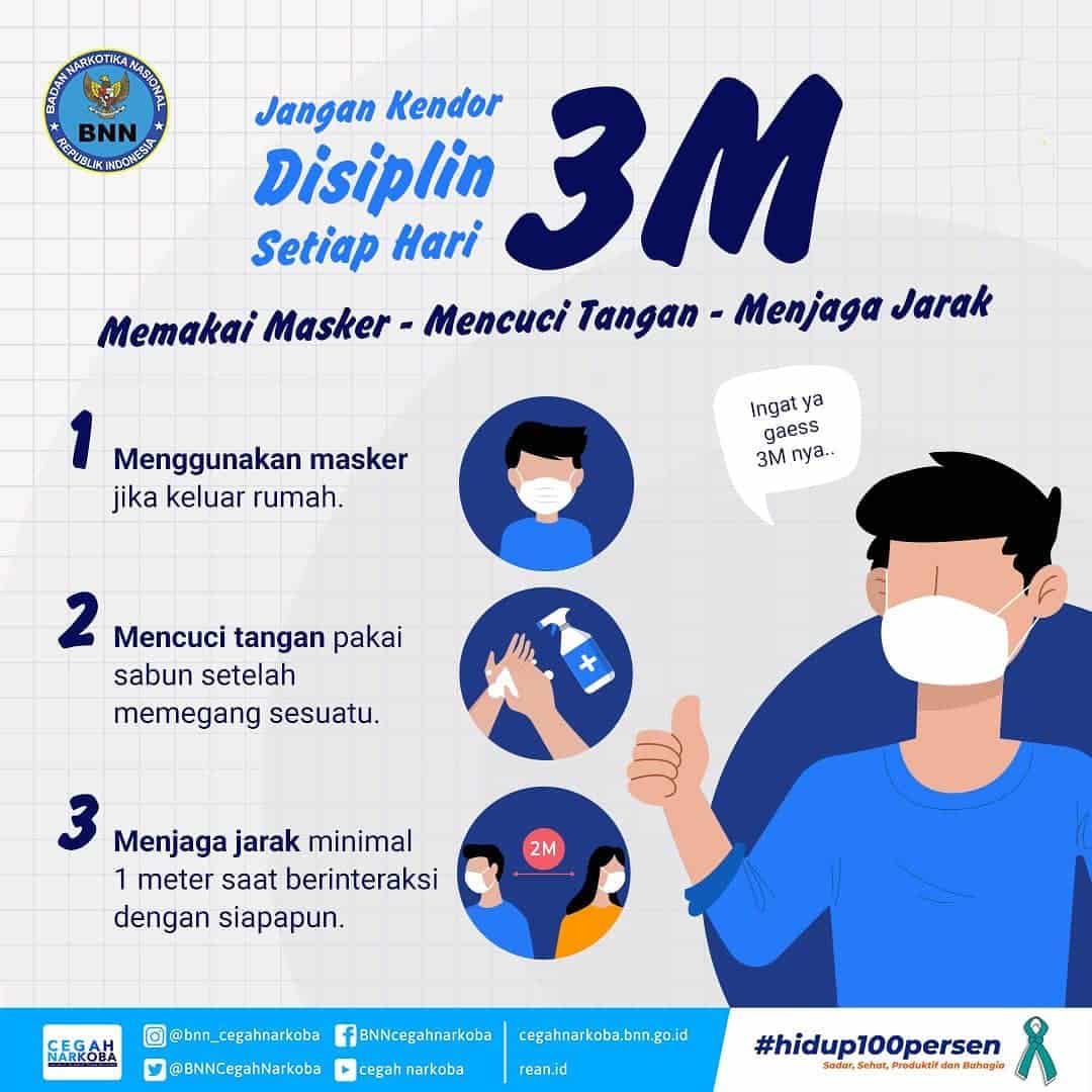 Jangan Kendor Disiplin 3M Setiap Hari Jangan Kendor Disiplin 3M Setiap Hari