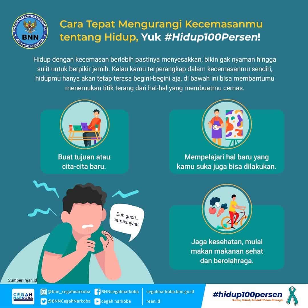 Cara Tepat Mengurangi Kecemasanmu Tentang Hidup, Yuk #hidup100persen! Cara Tepat Mengurangi Kecemasanmu Tentang Hidup, Yuk #hidup100persen!