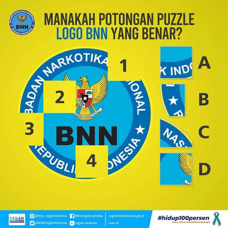 Potongan Puzzle Logo BNN