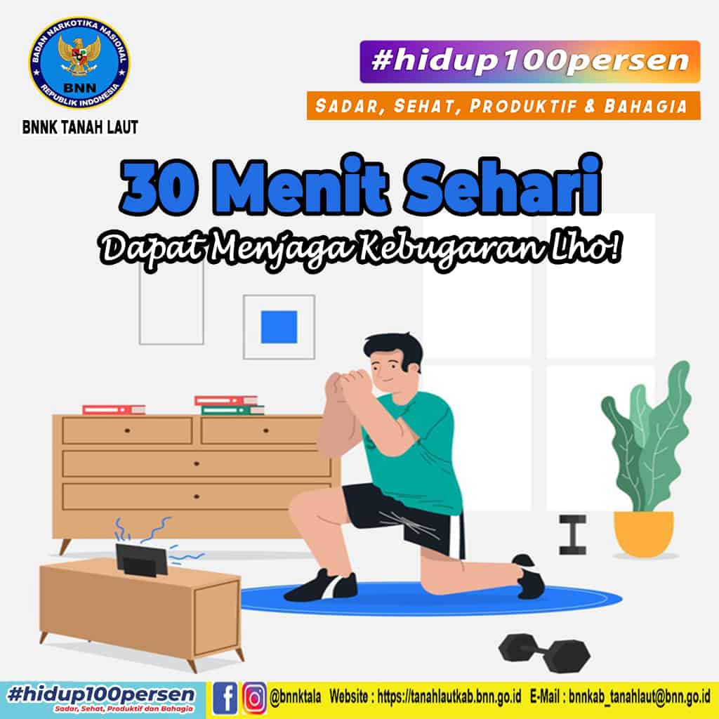 30 Menit Sehari Dapat Menjaga Kebugaran Tubuh Lho!