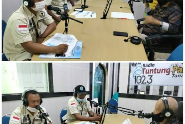 Diseminasi Informasi P4GN melalui siaran radio pemerintah daerah Talk Show TALA MENYAPA