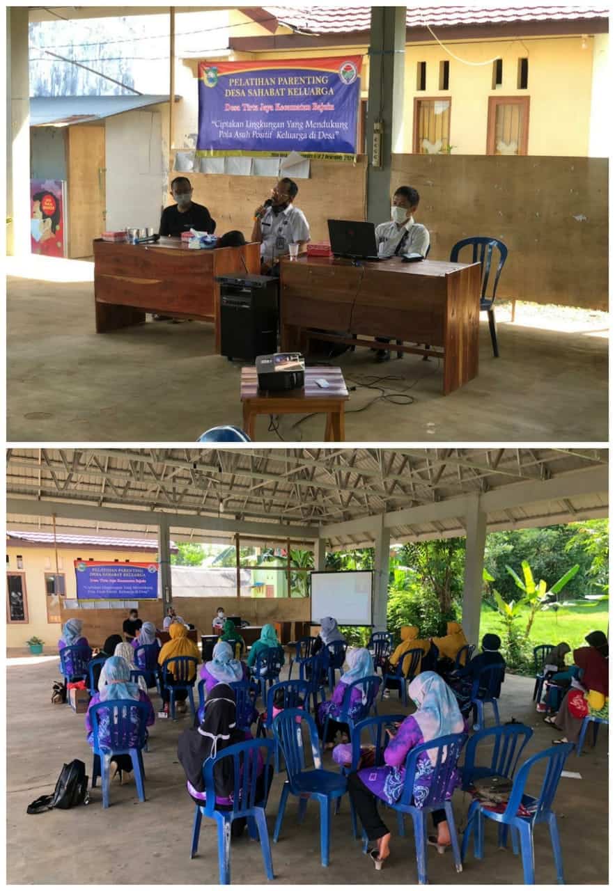 Sosialisasi Bahaya Narkoba Pada Kegiatan Pelatihan Parenting Desa Sahabat Keluarga