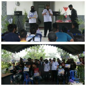 Sosialisasi P4GN dan Kegiatan Test Urine bagi Pekerja PT Bridgestone Kalimantan Plantation
