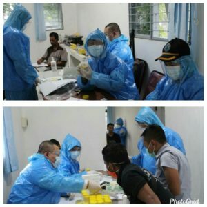Sosialisasi P4GN dan Kegiatan Test Urine bagi Pekerja PT Bridgestone Kalimantan Plantation
