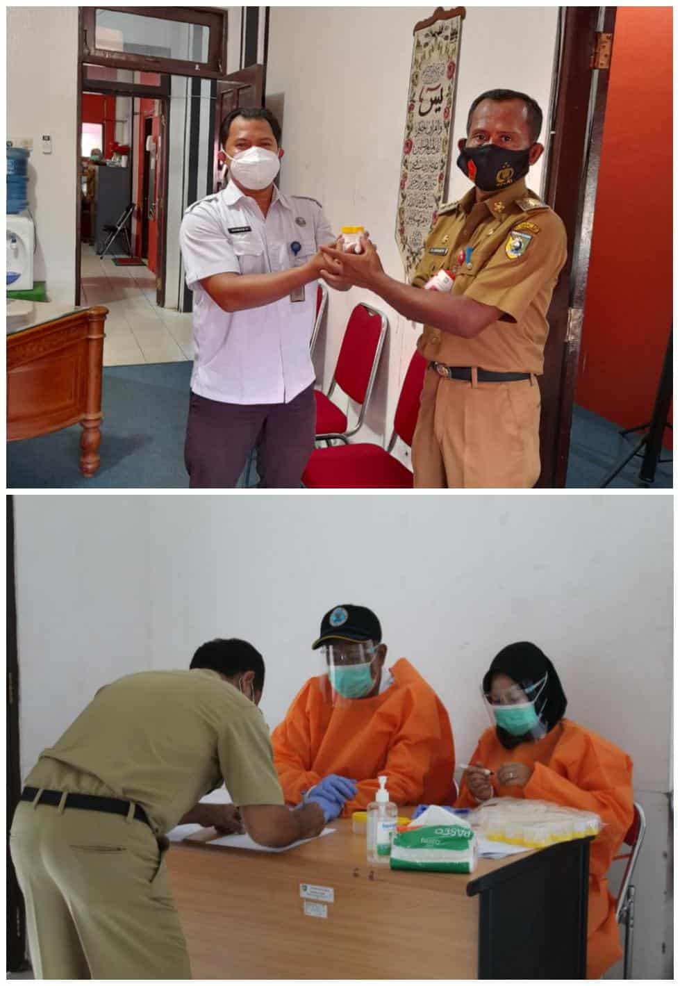 Kegiatan Pemberdayaan Masyarakat Melalui Test Urine Pejabat Tinggi Pratama dan Pejabat Administrator Lingkup Pemerintah Kab. Tanah Laut (Hari Kedua) Kegiatan Pemberdayaan Masyarakat Melalui Test Urine Pejabat Tinggi Pratama dan Pejabat Administrator Lingkup Pemerintah Kab. Tanah Laut (Hari Kedua)