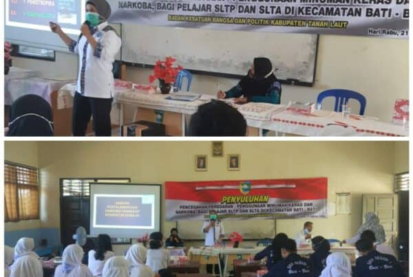 Sosialisasi Bahaya Narkoba Kepada Siswa-Siswi SMPN 1 Bati-Bati dan SMAN 1 Bati-Bati