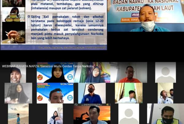 WEBINAR BAHAYA NAPZA "Generasi Muda Cerdas Tanpa Narkoba"