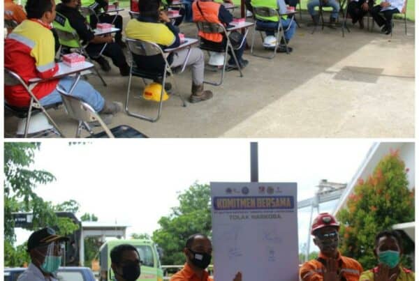Sosialisasi P4GN dan Kegiatan Test Urine bagi Karyawan dan Mitra Kerja PT Arutmin Indonesia Tambang Kintap