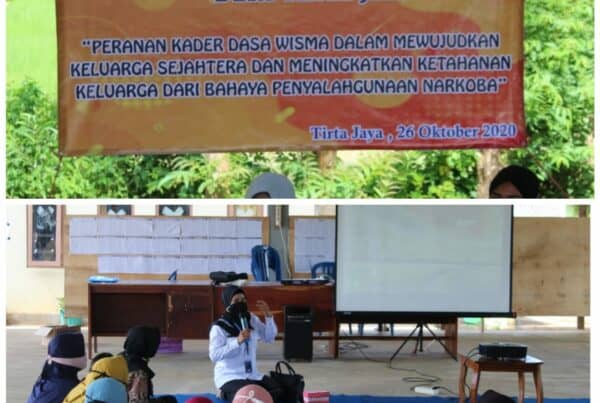 Sosialisasi "Peranan Kader Dasa Wisma dalam Mewujudkan Keluarga Sejahtera dan Meningkatkan Ketahanan Keluarga dari Penyalahgunaan Narkoba"