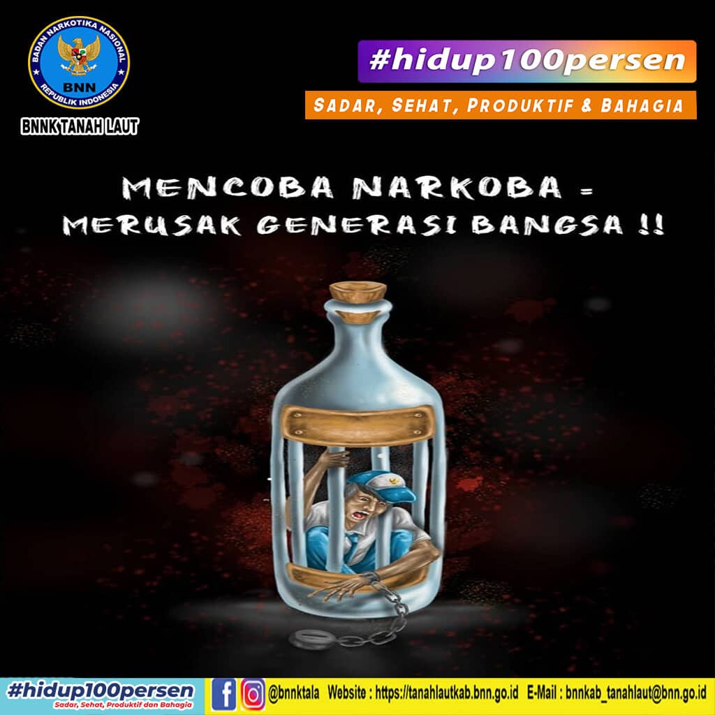 Mencoba Narkoba = Merusak Generasi Bangsa