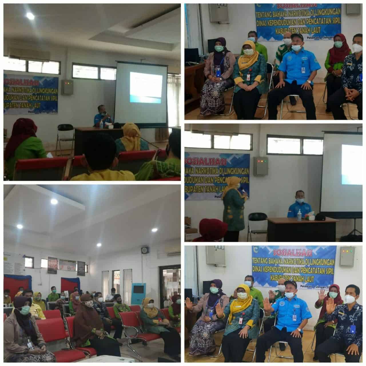 Sosialisasi P4GN kepada Pegawai Dinas Kependudukan dan Pencatatan Sipil Kab. Tanah Laut Sosialisasi P4GN kepada Pegawai Dinas Kependudukan dan Pencatatan Sipil Kab. Tanah Laut