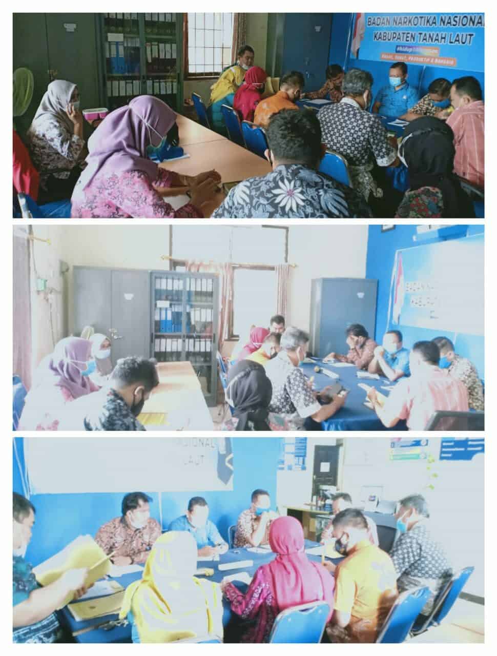 Rapat Kerja Pertama di Awal Tahun 2021 BNN Kabupaten Tanah Laut Rapat Kerja Pertama di Awal Tahun 2021 BNN Kabupaten Tanah Laut