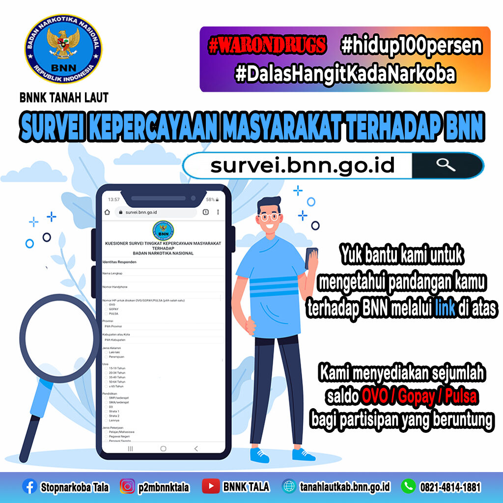Survei Kepercayaan Masyarakat terhadap BNN Konsep Otomatis