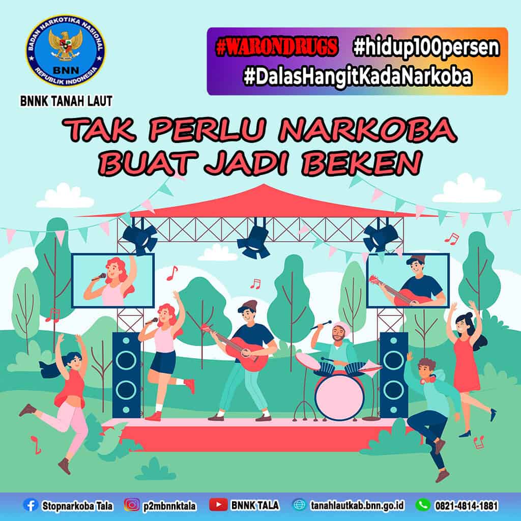 Tak Perlu Narkoba Buat Jadi Beken