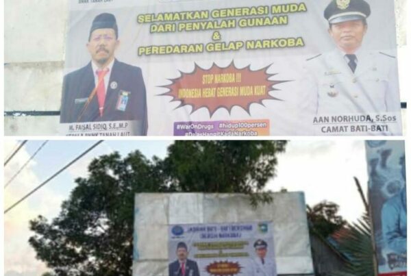 Informasi dan Edukasi melalui Pemanfaatan Media Luar Ruang di Kecamatan Bati-Bati
