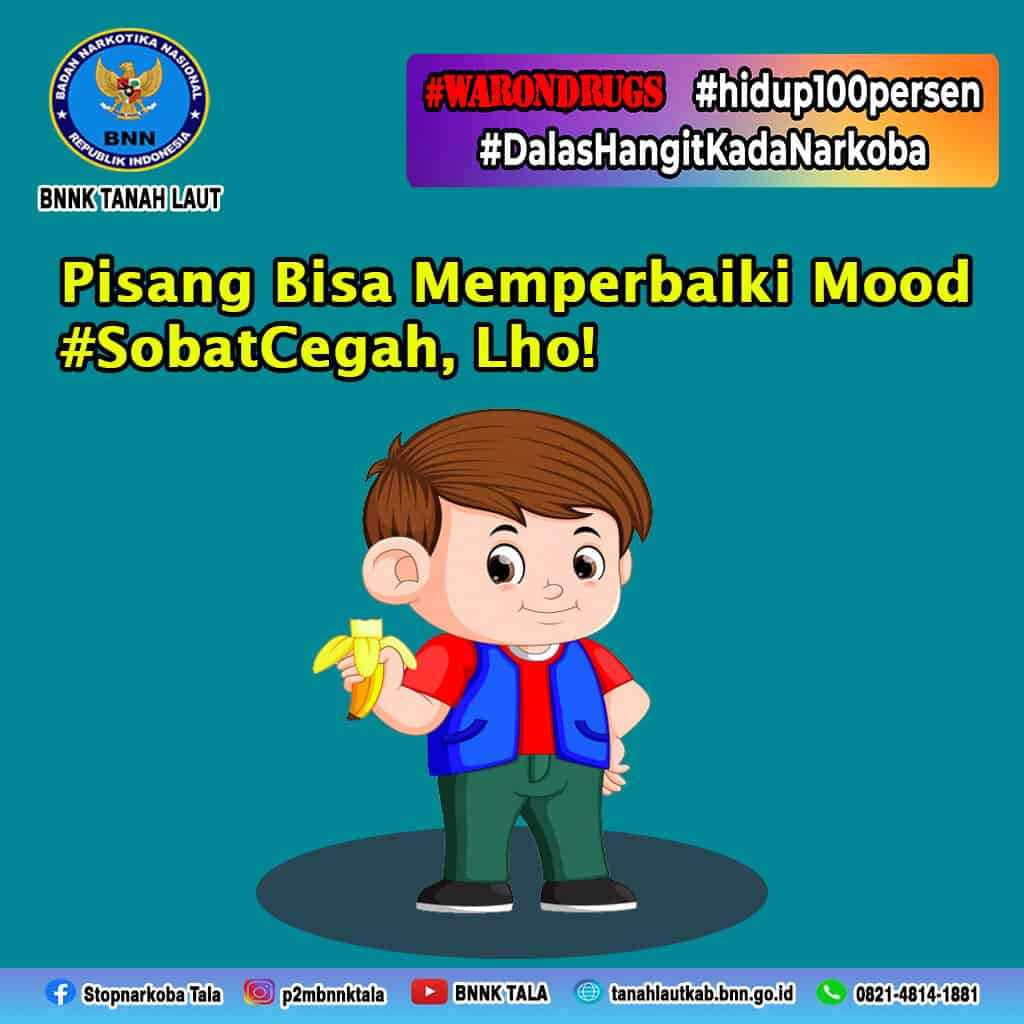 Pisang Bisa Memperbaiki Mood #SobatCegah, Lho! Pisang Bisa Memperbaiki Mood #SobatCegah, Lho!