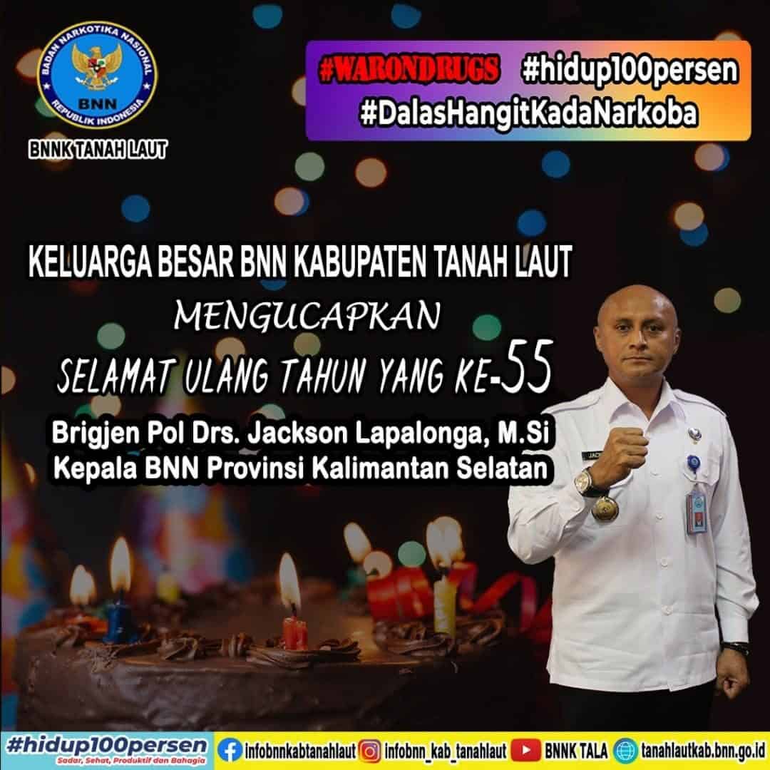Selamat Ulang Tahun Ke-55 Bapak Jackson Lapalonga