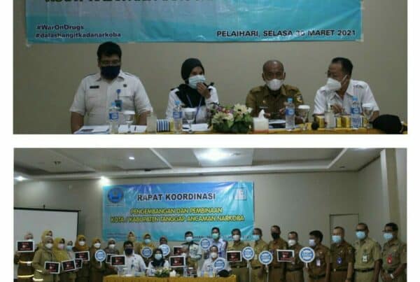 Rapat Koordinasi Pengembangan dan Pembinaan Kota/Kabupaten Tanggap Ancaman Narkoba