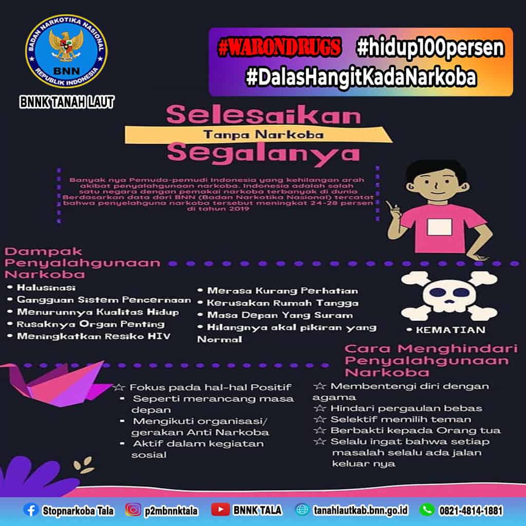 Selesaikan Segalanya Tanpa Narkoba Selesaikan Segalanya Tanpa Narkoba