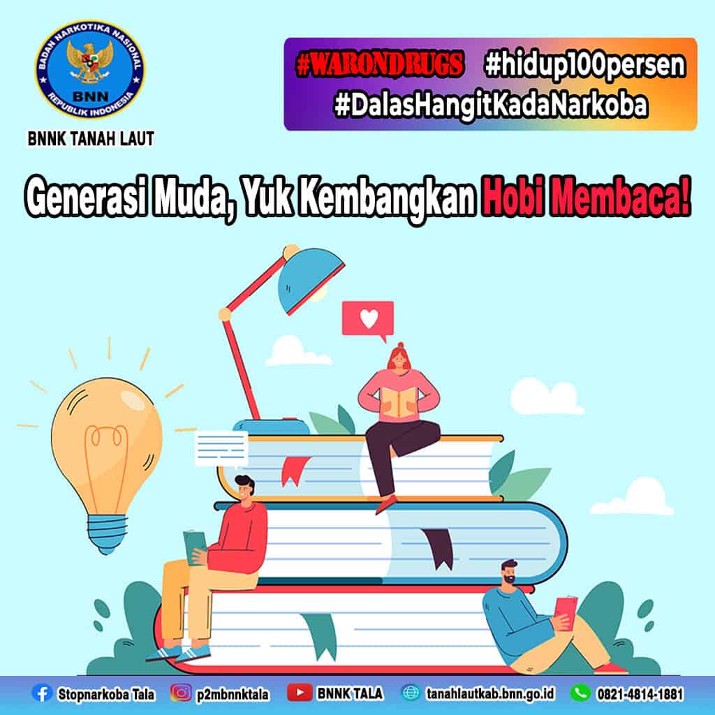 Generasi Muda, Yuk Kembangkan Hobi Membaca!