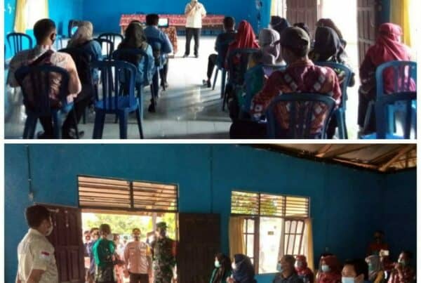 Sosialisasi Bahaya Narkoba di Kegiatan Manunggal Tuntung Pandang Desa Batu Ampar
