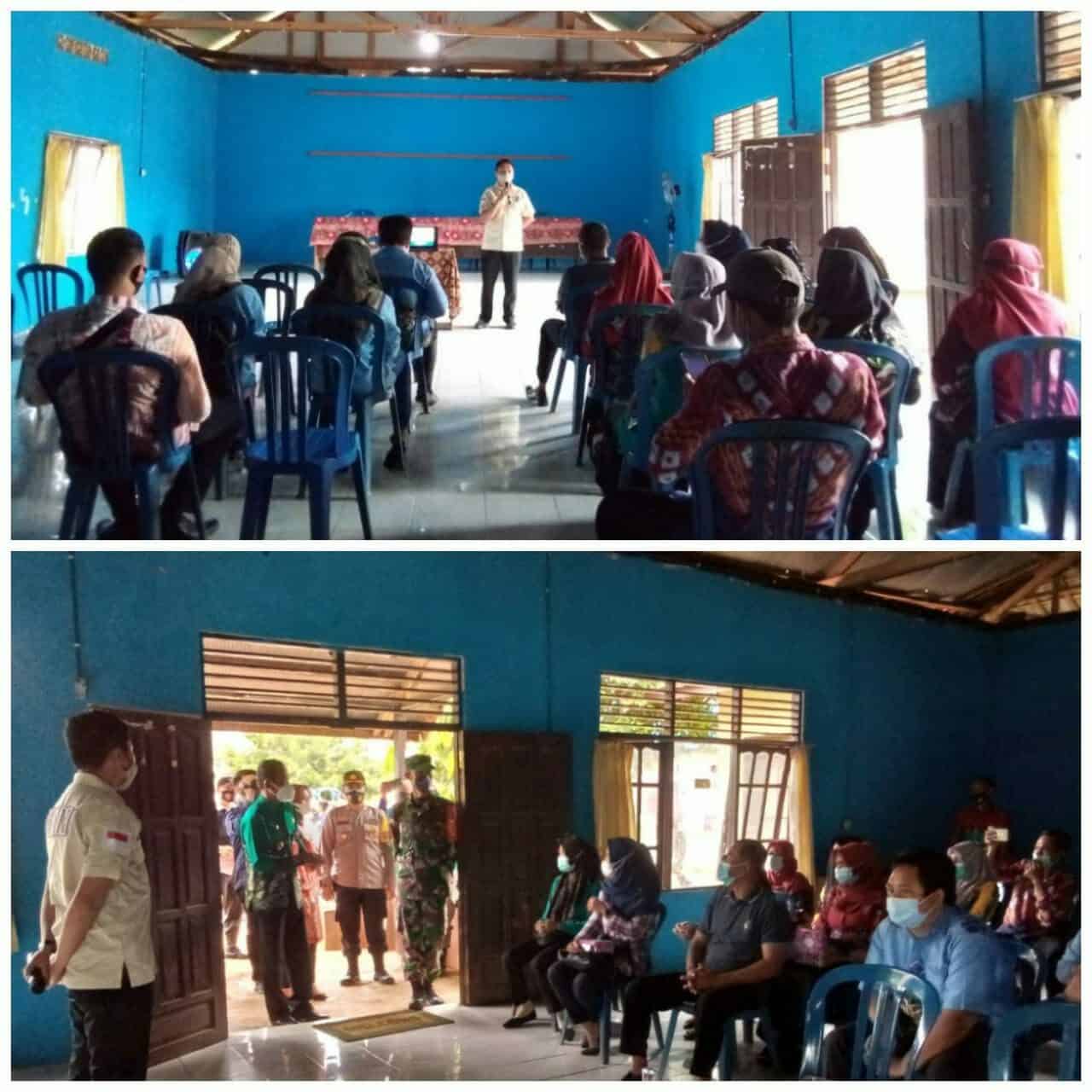 Sosialisasi Bahaya Narkoba di Kegiatan Manunggal Tuntung Pandang Desa Batu Ampar