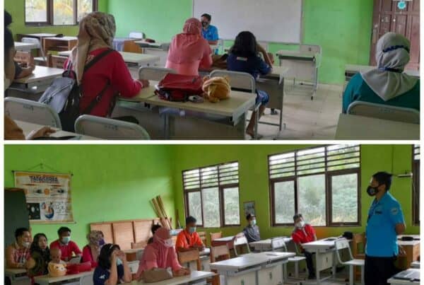 Sosialisasi Bahaya Narkoba di Desa Asri Mulya pada Kegiatan Manunggal Tuntung Pandang
