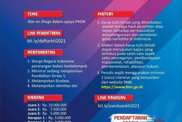 Lomba Karya Tulis Ilmiah BNN RI Lomba Karya Tulis Ilmiah BNN RI
