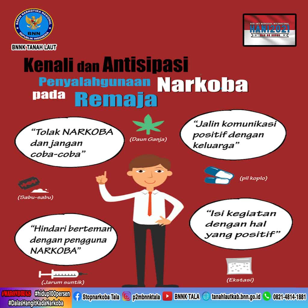 Kenali dan Antisipasi Penyalahgunaan Narkoba pada Remaja Kenali dan Antisipasi Penyalahgunaan Narkoba pada Remaja