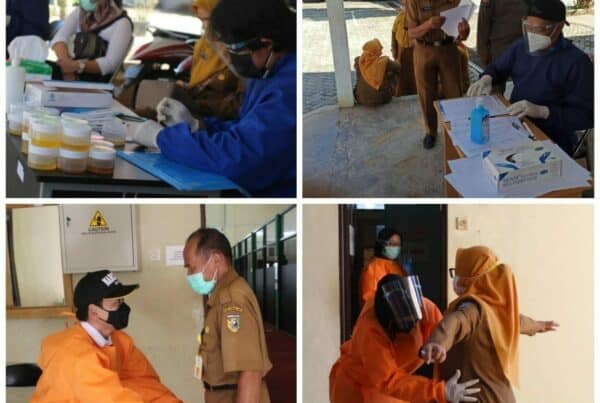 Kegiatan Pemberdayaan Masyarakat Melalui Test Urine Pegawai BKPSDM Kab. Tanah Laut