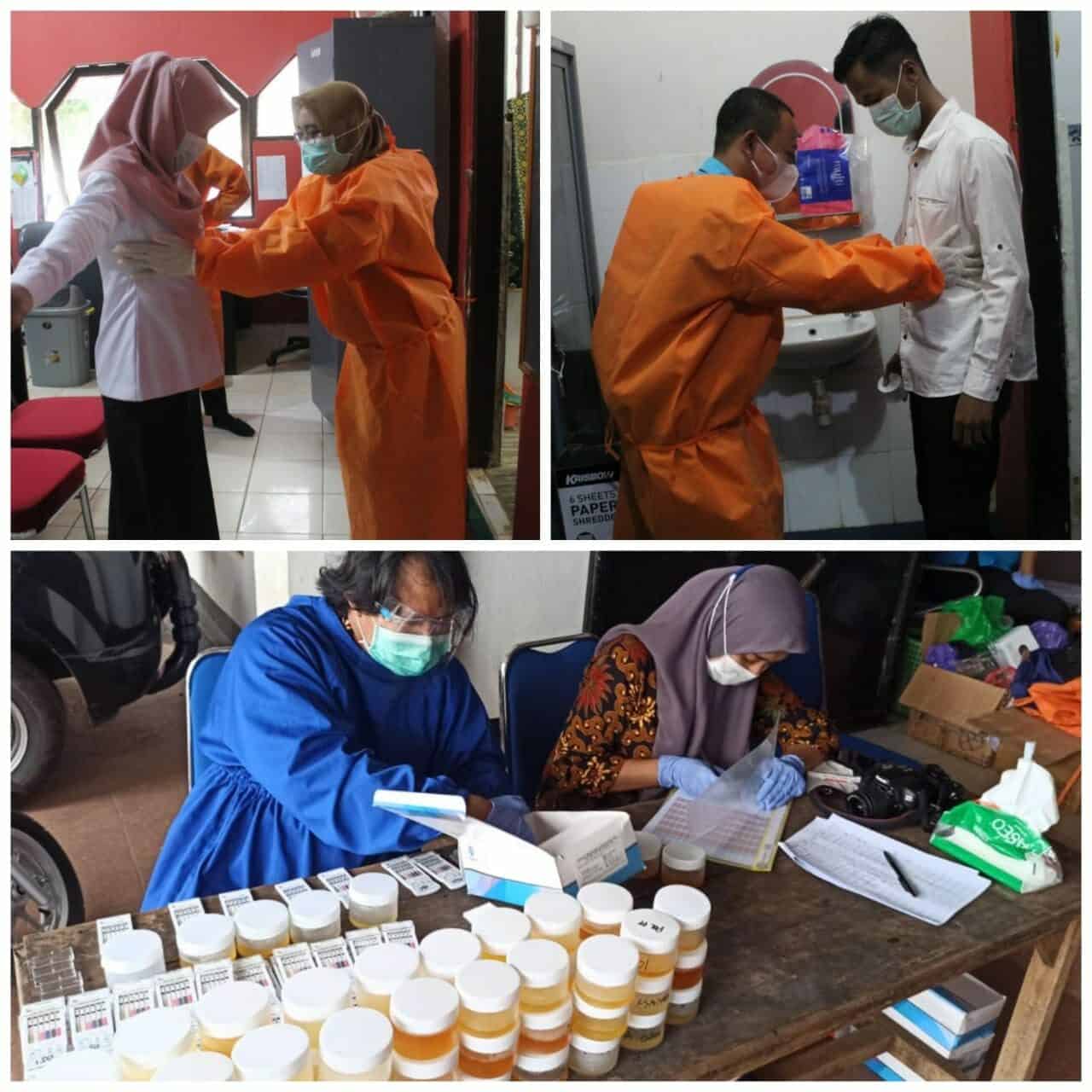 Kegiatan Pemberdayaan Masyarakat Melalui Test Urine Pegawai Dinas Kepemudaan dan Olahraga Kab. Tanah Laut Kegiatan Pemberdayaan Masyarakat Melalui Test Urine Pegawai Dinas Kepemudaan dan Olahraga Kab. Tanah Laut