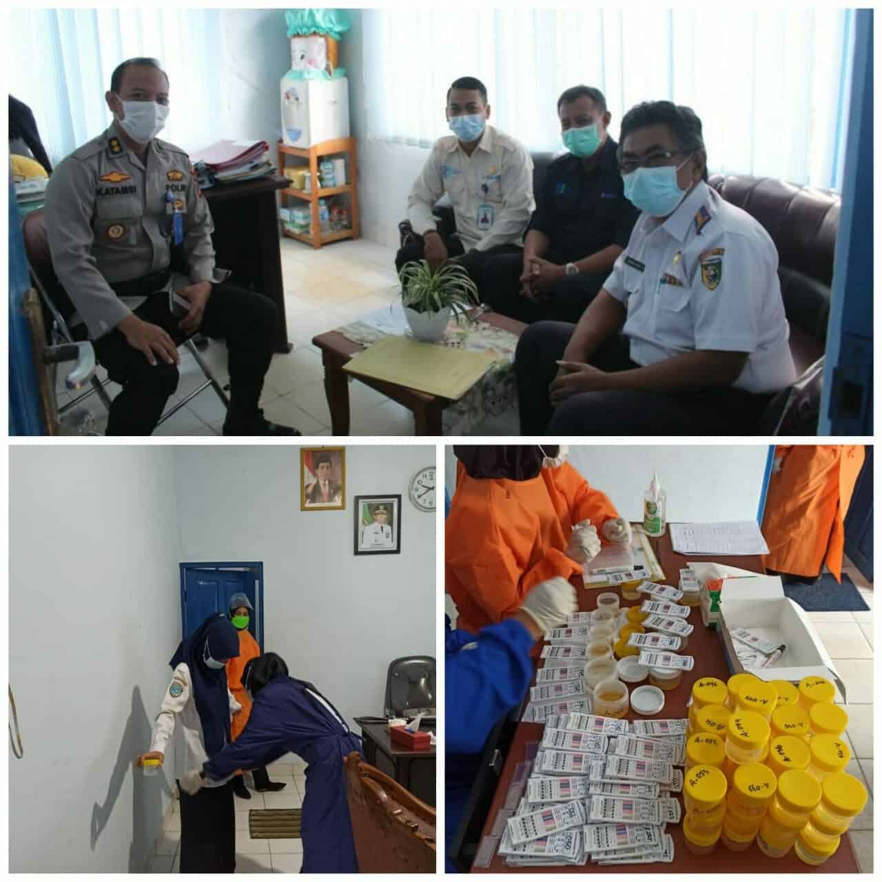 Kegiatan Pemberdayaan Masyarakat Melalui Test Urine Pegawai Dinas Perhubungan Kab. Tanah Laut