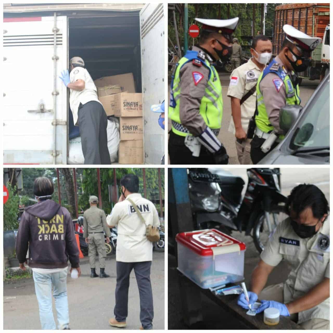 Razia Gabungan Tertib dan Keselamatan LLAJ di Kab. Tanah Laut