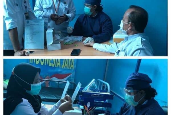 Pemeriksaan Rapid Anti Body pada Pegawai BNNK Tanah Laut