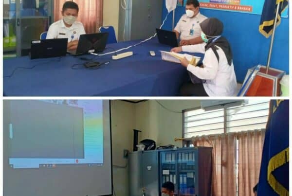 Rapat Koordinasi Program Desa Bersinar melalui Video Coferenc