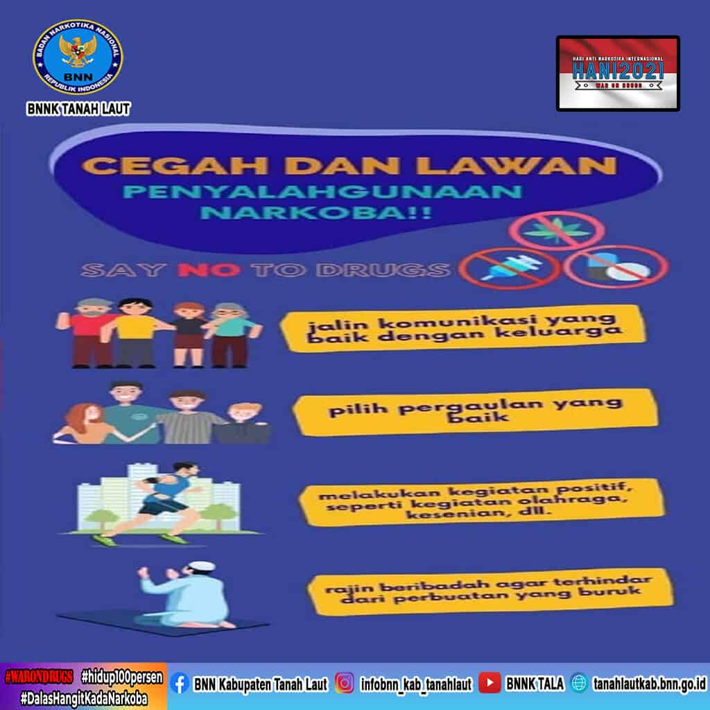 Cegah dan Lawan Narkoba Cegah dan Lawan Narkoba