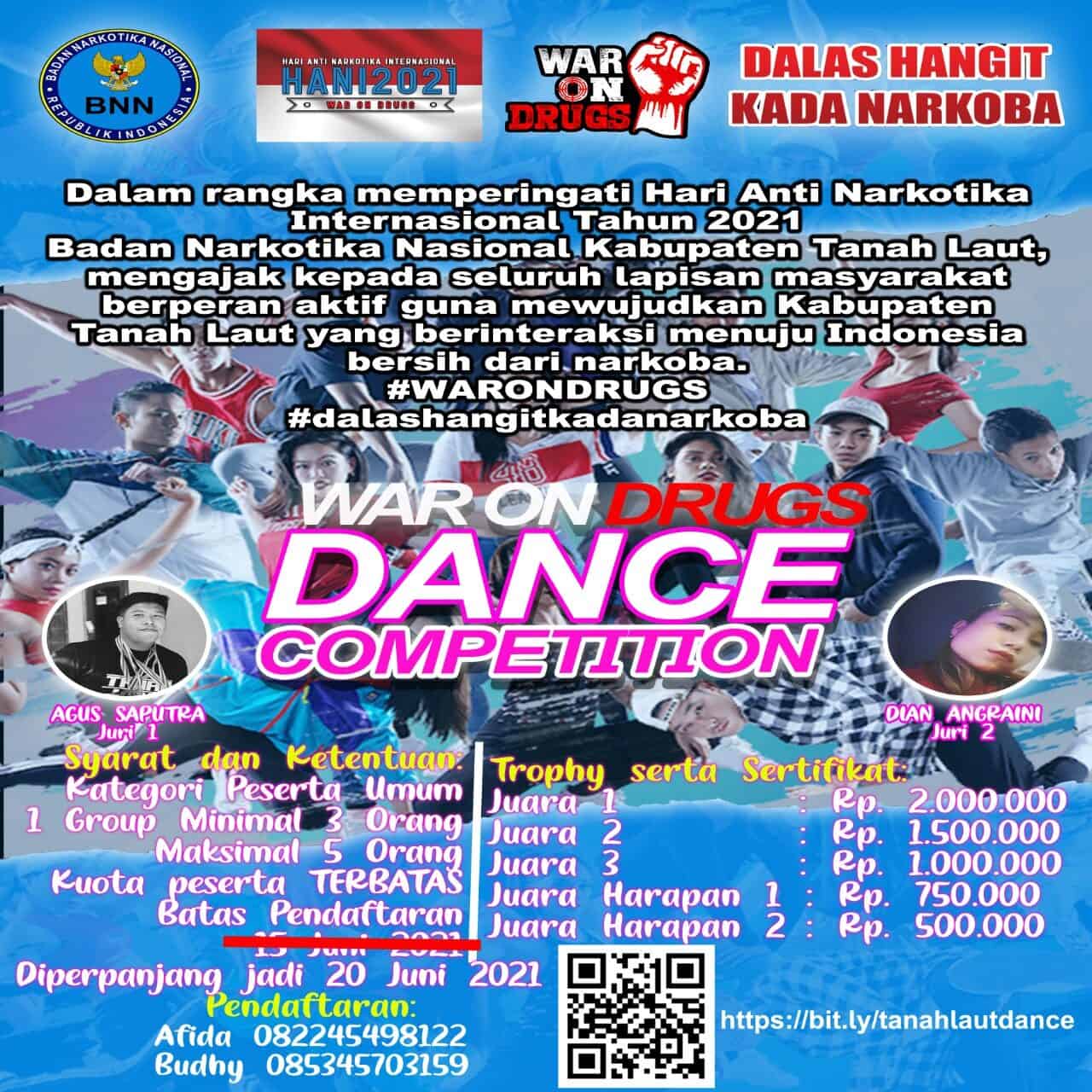 Lomba War On Drugs Dance Competition