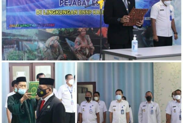 Menghadiri Undangan Pelantikan dan Pengambilan Sumpah Jabatan Eselon IV