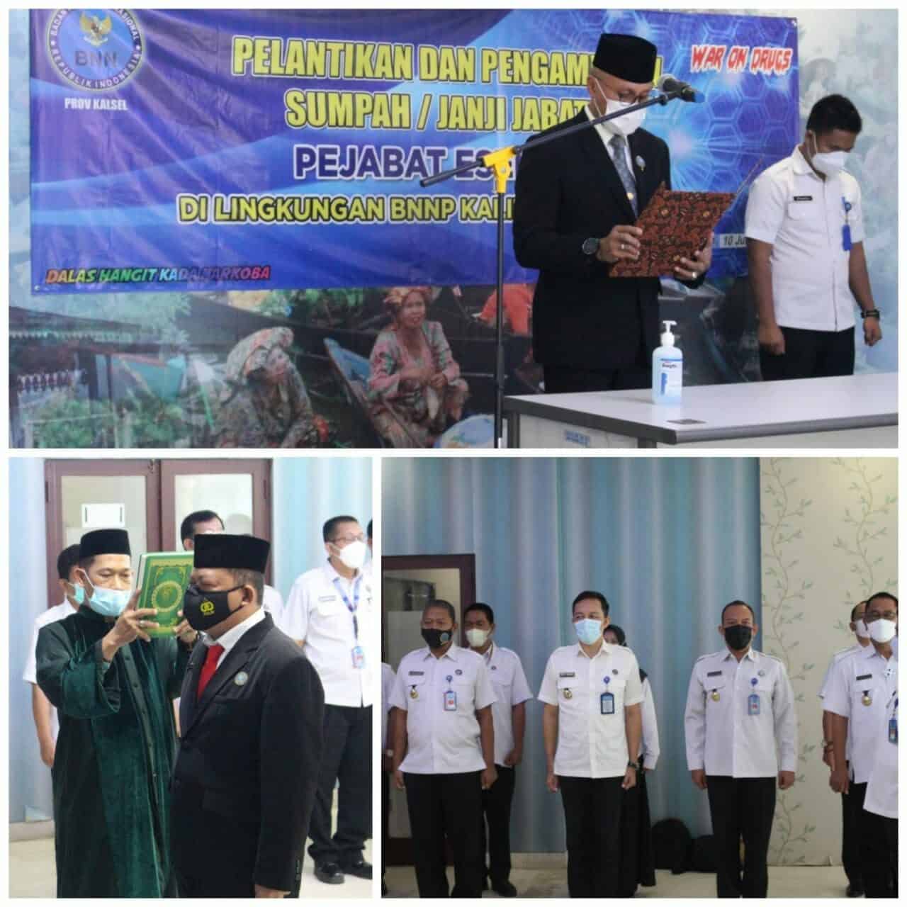 Menghadiri Undangan Pelantikan dan Pengambilan Sumpah Jabatan Eselon IV